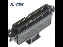 Plastikowa osłona 180 stopni Złącza dokujące Amp Telco CHAMP, 50-biegunowe żeńskie złącze IDC Centronic