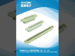 2 rzędy Złącze DIN 41612 Męskie i żeńskie złącze PCB Eurocard