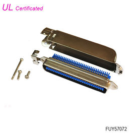 70640 Amfenol Connector Champ RJ21 64 Pin Male Centronic Connector 32 pary IDC Typ w/ Side Entry Matel Cover