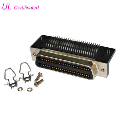 Złącze żeńskie Amphonel 957100 pinów PCB kątowe złącze Centronics raster 2,16 mm