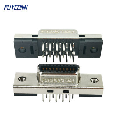 Złącze żeńskie serwomechanizmu Złącze proste żeńskie SCSI 1,27 mm PCB 20-pinowe
