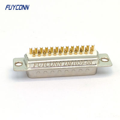 Mężczyzna Lutowanie Puchar Maszyny Pin DB łącznik 9 15 25 37 Pos Machined D-SUB łącznik