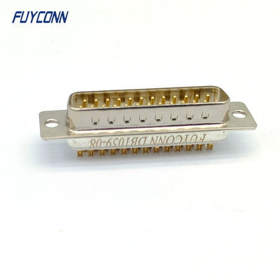 Mężczyzna Lutowanie Puchar Maszyny Pin DB łącznik 9 15 25 37 Pos Machined D-SUB łącznik
