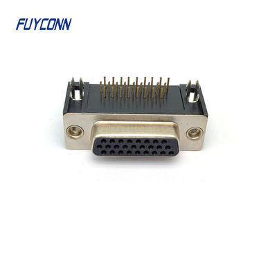 Złącze PCB wysokiej gęstości D-SUB Kobieta, 15pin 26pin 44pin 62pin DSUB Connector