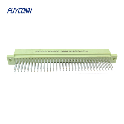 Mężczyzna łącznik DIN41612 15mm PCB prosty 2 rzędy 2 * 32pin 64pin łącznik Eurocard