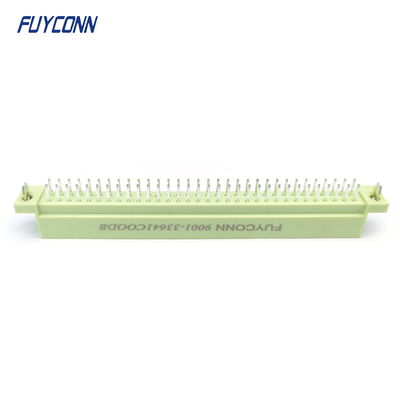 DIN41612 Połącznik męski 64pin PCB prosty 2 rzędy 2*32pin Eurocard Connector W/ Harpoon