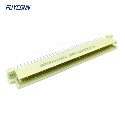 DIN41612 Połącznik męski 64pin PCB prosty 2 rzędy 2*32pin Eurocard Connector W/ Harpoon