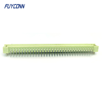 W kącie DIN41612 Kobieta łącznik 2 rzędy 64Pin 264 DIN 41612 łącznik PCB