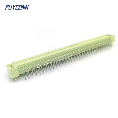 W kącie DIN41612 Kobieta łącznik 2 rzędy 64Pin 264 DIN 41612 łącznik PCB