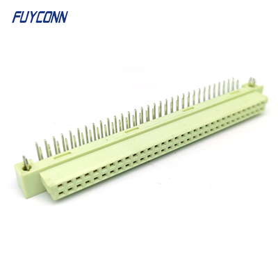W kącie DIN41612 Kobieta łącznik 2 rzędy 64Pin 264 DIN 41612 łącznik PCB
