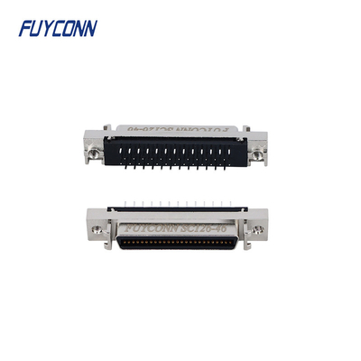 SCSI 50-pinowe złącze serwo MDR PCB proste 1,27 mm z powłoką ze stopu cynku