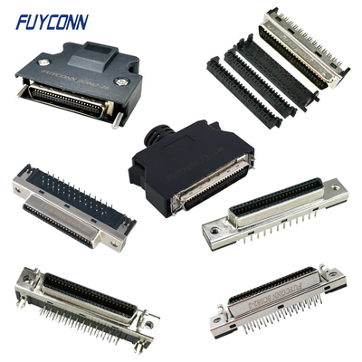 SCSI MDR Connector PCB Solder Cup IDC Crimp 1,27mm 50pin Connector China