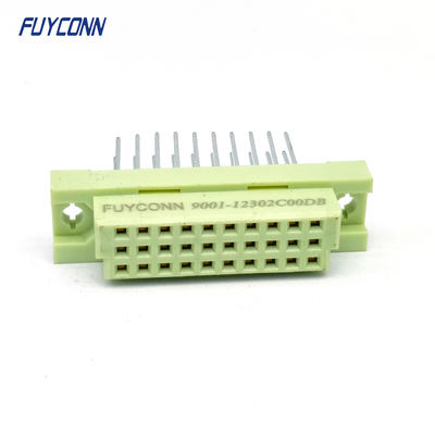 13mm 30Pin DIN 41612 łącznik 3Rays 330 PCB prosty Kobieta DIN41612 łącznik