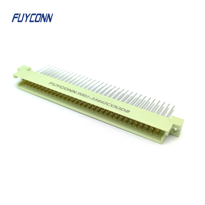 Mężczyzna łącznik DIN41612 15mm PCB prosty 2 rzędy 2 * 32pin 64pin łącznik Eurocard