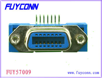 Centronic 50pin Ribbon PCB Kątowe złącze żeńskie ze śrubami Jack Certyfikat UL