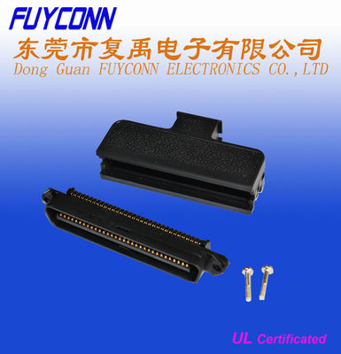 TYCO 50-pinowy lub 64-pinowy wtyk męski RJ21 Centronic Champ IDC z plastikową osłoną 180 stopni