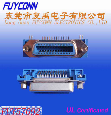 14 24 36 50Pin Centronic PCB Złącze kątowe żeńskie Champ z zatrzaskiem sprężynowym