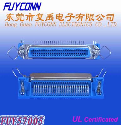 14-pinowe złącze żeńskie Centronic PCB R / A z klipsami pałąkowymi, raster 2,16 mm