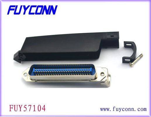 50-pinowe złącze Centronic z męskim złączem centrującym 2,16 mm, odwrócone, z plastikową osłoną