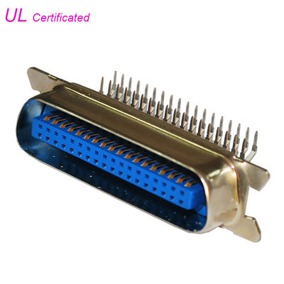 R / A PCB 36-stykowe złącze Centronics, typ męski Obudowa w kształcie MD, skok 2,16 mm