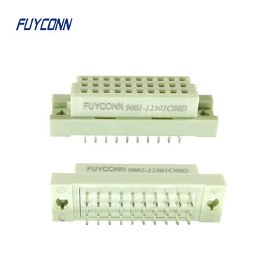 Pionowe złącze euro PCB 10 pinowe 20 pinowe 30 pinowe złącze żeńskie Din 41612