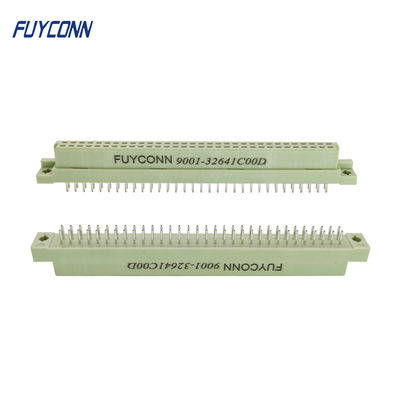 Proste złącze Eurocard PCB 2 rzędy 16 32 48 64-stykowe żeńskie złącze 2 * 32-stykowe 64P DIN41612