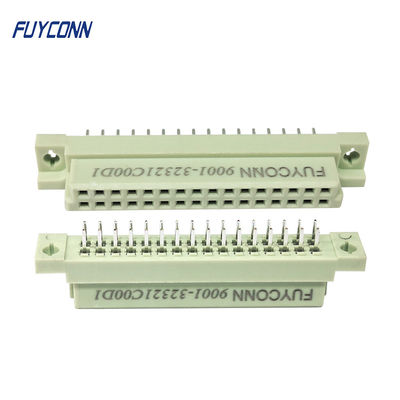 Easy Type 2 rzędy 32P Pionowe żeńskie gniazdo europejskie Złącze DIN 41612 raster 2,54 mm