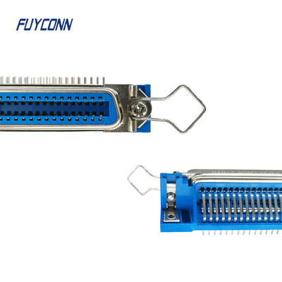 Kątowe PCB Centronics 36-stykowe złącze 2,16 mm z blokadą kaucji