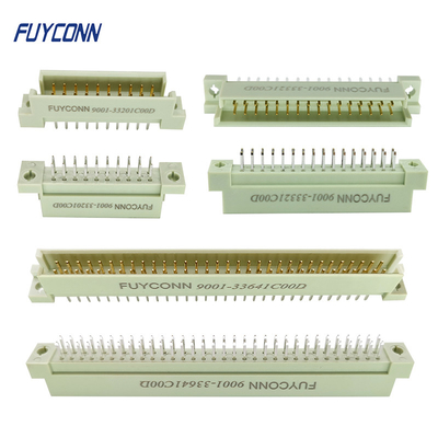Złącze pionowe DIN41612 Męskie proste PCB 2 rzędy Złącze europejskie 41612